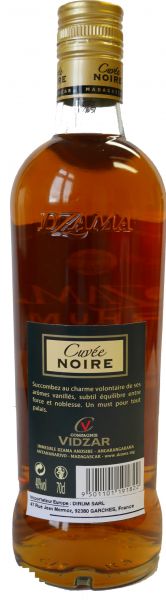 Dzama Rhum Cuvee Noire 0,7 Liter 40 % vol. Rum aus Madagaskar